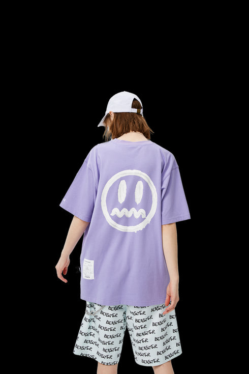 Ghost Face Loose Short Sleeve T-Shirt - PSYLOS 1, Ghost Face Loose Short Sleeve T-Shirt, T-Shirt, BEASTER, PSYLOS 1